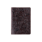 Обложка для паспорта HiArt PC-01-C19-1314-T007 Crystal Brown Silk "Let's Go Travel"
