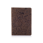 Обложка для паспорта HiArt PC-01-S19-1020-T007 Shabby Brown "Let's Go Travel"