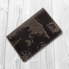 Обложка для паспорта HiArt PC-02-S19-1106-T002 Shabby Gavana Brown "7 wonders of the world"