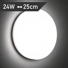 Світильник світлодіодний настінно-стельовий LUMINARIA NLR 24W 220V IP44 5000K