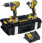 Набір з двох безщіткових інструментів DeWALT DCK266P2 (DCD796 + DCF887)