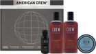 Zestaw American Crew Essentials Szampon 100 ml + Odżywka 100 ml + Żel do golenia 50 ml + Wosk 50 g (738678000762)