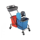 Тележка для уборки металлическая основа CK754. Uctem
