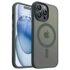 Чехол ударостойкий матовый WAVE Premium Matte Insane Case with MagSafe для Apple Iphone 15 Pro Max Green