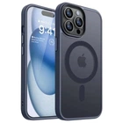 Чехол ударостойкий матовый WAVE Premium Matte Insane Case with MagSafe для Apple Iphone 15 Pro Max Midnight Blue