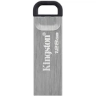 Флеш-накопитель Kingston DataTraveler Kyson 128GB USB 3.2 сріблястий з чорним