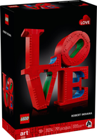Конструктор LEGO Art Роберт Індіана LOVE 791 елемент (31214)