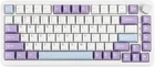 Игровая Клавиатура AJAZZ AK820 MAX White-Purple Магнитные Свитчи. Проводная 8000Hz/s. Switch 0.1mm.