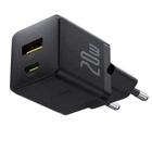 Cетевое зарядное устройство Baseus P10111608113-00 Palm Fast Charger 20W с двумя портами Type-C + USB Black