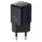 Зарядний пристрій Baseus PicoGo GaN Fast Charger Type-C 45Вт (P10176800123-00) з технологією швидкої зарядки, чорний