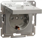 Розетка Schneider Electric Asfora с заземлением и крышкой Бронзовая (EPH3100169)