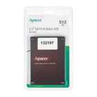Жесткий диск 2.5" SSD 512Gb Apacer AS350X Panther Series, AP512GAS350XR-1, TLC, SATA-III 6Gb/s, зап/чт. - 540/560мб/с (2270235)
