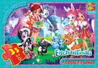 Пазлы G Toys Enchantimals Сказочный Эвервайлд EA200, 35 элементов, с постером, в коробке