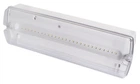 LED Світильник аварійний 4,4W 230V 200lm 3години Li-ion 352x67x110mm IP65 постійний [l0660044] E.NEXT e.emerg.500L.led.Li.3h.IP65
