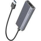 Внешний карман Hoco HB47 M.2 SSD Enclosure (USB3.1/6Gbps) Metal Grey