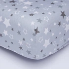 Простирадло на резинці Moon&Star Silver Stars Бязь Gold Люкс 80х200х25 см (MS-850000902)