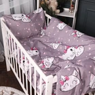 Комплект постельного белья Mirson Евро 200х220 17-0691 Cat with a paw Бязь (2200010455625)