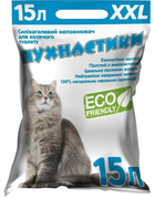 Наполнитель для кошачьего туалета Пухнастики силикагелевый 15 л