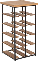 Підставка для вина Atmosphera Bakos на 10 пляшок 30 x 30 x 60 см (3560233812285)