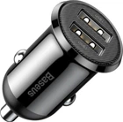 Автомобильное зарядное устройство Baseus Grain Pro 4.8A 2USB (CCALLP-01) Black