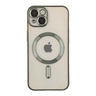 Чохол TPU Metallic Full Camera with Magsafe для iPhone 15 Колір Green