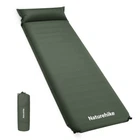 Туристический коврик самонадувной одноместный с подушкой Naturehike CNK2450WS020 200x63x10 см чехол Dark Green (6927595712733)