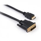 Кабель мультимедийный HDMI M to DVI M 3.0m 24+1pin Vinga (VCPHDMIDVI3)