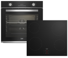 Духовой шкаф электрический + Варочная поверхность индукционная Beko BBSM13300XM (комплект)