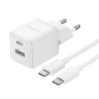 Зарядное устройство Baseus Type-C/USB 30W PD Palm Fast Charger + кабель Type-C 60W 1м (P1011160A213-01)