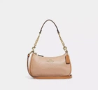 Сумка Coach Teri Shoulder Bag In Signature Canvas Gold/Taupe Multi
