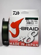 Шнур Daiwa J-Braid x8 0.13mm 150m Dark Green