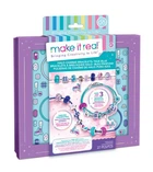 Набор для создания украшений Make it Real Браслеты Синее сияние 27 эл. (MR1721)