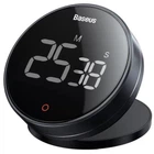 Кухонний цифровий таймер Baseus із магнітним кріпленням Heyo Rotation Countdown Timer Pro (FMDS000013) Black