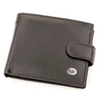 Чоловічий шкіряний купюрник ST Leather 18308 (ST104) Чорний