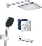Душова система закритого монтажу із термостатом Grohe QuickFix Grohtherm SmartControl&Vitalio Comfort 250 Cube