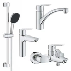 Комплект змішувачів для ванної кімнати та кухні Grohe QuickFix Start ColdStart (UA202301KE)