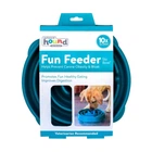 Миска-лабиринт для собак Outward Hound Fun Feeder Капля, большая, бирюзовая, 27.5×6.5 см