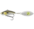 Тейл-спінер Savage Gear 3D Sticklebait Tailspin 65mm 9.0g Білий/Зелений (1013-1854.43.90)