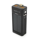 Powerbank ACL PW-90 30000mAh, SOLAR, TypeC + Lighting, Black, Box