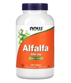 Натуральная добавка Now Foods Люцерна Alfalfa 650 мг Таблетки