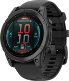 Смарт-годинник Garmin Fenix E 47mm AMOLED Slate Gray Steel with Black Silicone Band (010-03025-03/01)