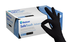 Рукавички Medicom SafeTouch нітрилові чорні Black M 100 шт. MYS