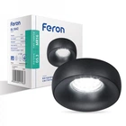 Вбудований точковий світильник Feron DL1842 чорний матовий