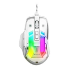 Ігрова дротова миша XTRIKE ME programmable GM-319 wired mouse, 1200-7200 6 step dpi, USB, white