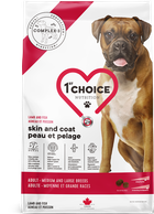Сухий корм 1st Choice Adult Skin and Coat для середніх та великих порід Ягня та риба