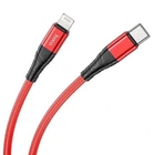 Кабель USB HOCO DU02 Max PD Type-C - Lightning, 1М, PD 20W, Красный