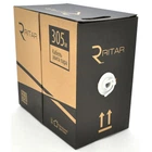 Кабель мережевий Ritar FTP 305м, cat 6, CU, КНПЕ 4*2*0,56мм, Black, outdoor (03530)