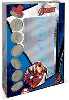 Zestaw kreatywny Multiprint Avengers Pieczątki 8 szt + kredki (8009233561533)