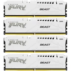 Модуль пам'яті для комп'ютера DDR5 128GB (4x32GB) 5600 MHz FURY Beast White Kingston Fury (ex.