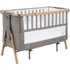 Кроватка-трансформер 2в1 Tutti Bambini CoZee XL, серая